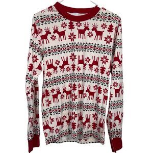 Hanna Andersson Christmas Novelty Printed Long Sleeve Pajama T-Shirt